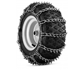 Łańcuchy śniegowe 16x6,5-8" z kolcami do riderów Husqvarna z serii 200 i 300 bez AWD 964993001