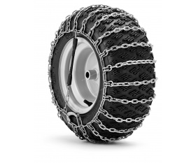 Łańcuchy śniegowe 18x7,5-8" kwadratowe bez kolcówi do riderów Husqvarna z serii Pro Flex bez AWD 535414708