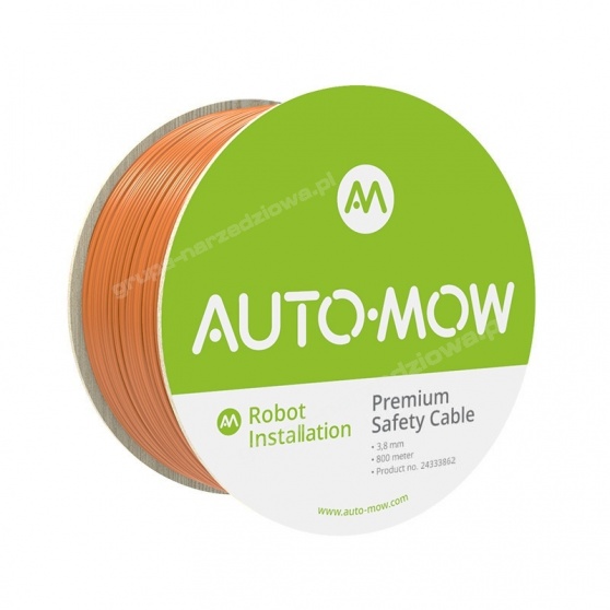 Przewód instalacyjny robota kosiarki automatycznej Auto-Mow Premium Safety Cable 3,8 mm 500 m pomarańczowy 24333856