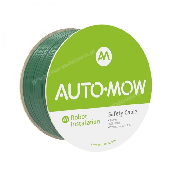 Przewód instalacyjny robota kosiarki automatycznej Auto-Mow Safety Cable 3,6 mm 500 m zielony 20313556